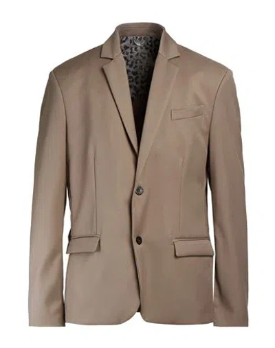 Imperial Man Blazer Khaki Size Xxl Polyester, Viscose, Elastane In Brown