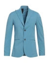Imperial Man Blazer Light Blue Size L Polyester, Viscose, Elastane In Blue