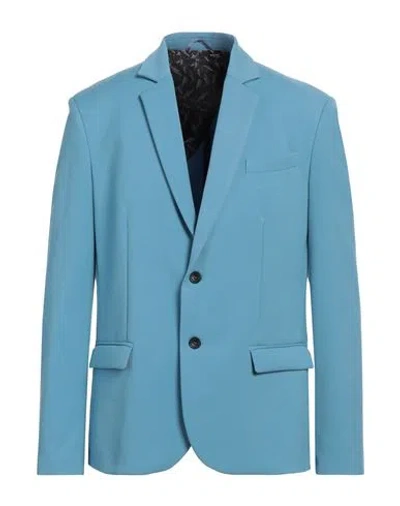 Imperial Man Blazer Light Blue Size Xl Polyester, Viscose, Elastane