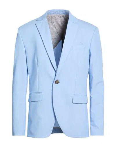 Imperial Man Blazer Light Blue Size Xl Polyester, Viscose, Elastane