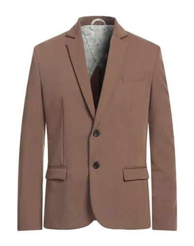 Imperial Man Blazer Light Brown Size Xl Polyester, Viscose, Elastane In Beige