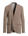 Imperial Man Blazer Light Brown Size Xxl Cotton, Polyester, Elastane