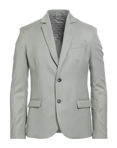 Imperial Man Blazer Light Green Size M Polyester, Viscose, Elastane In Gray