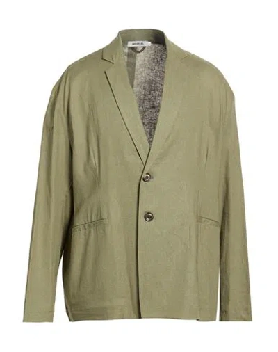 Imperial Man Blazer Military Green Size L Linen, Viscose