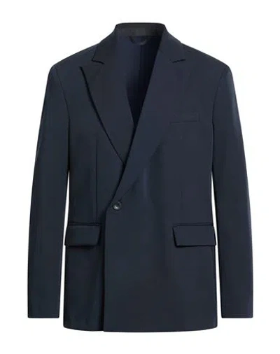 Imperial Man Blazer Navy Size L Polyester, Viscose, Elastane In Blue