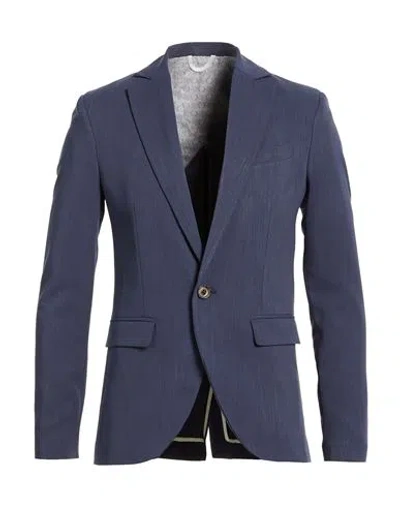 Imperial Man Blazer Navy Size S Cotton, Polyester, Elastane In Blue