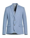 Imperial Man Blazer Slate Blue Size L Linen