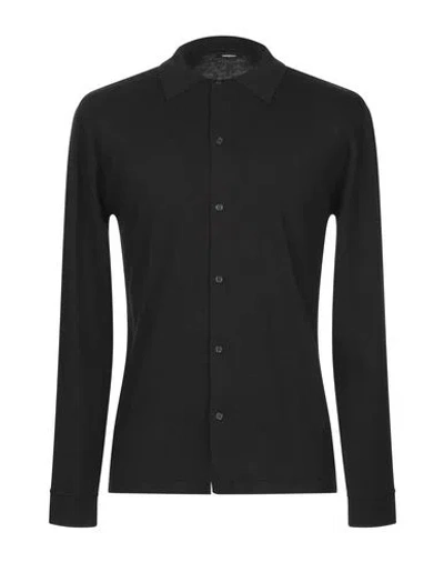 Imperial Man Cardigan Black Size Xl Acrylic, Viscose, Cotton, Wool