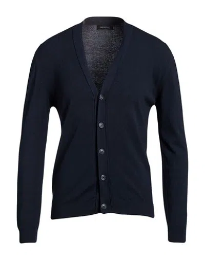 Imperial Man Cardigan Midnight Blue Size M Viscose, Polyester, Polyamide