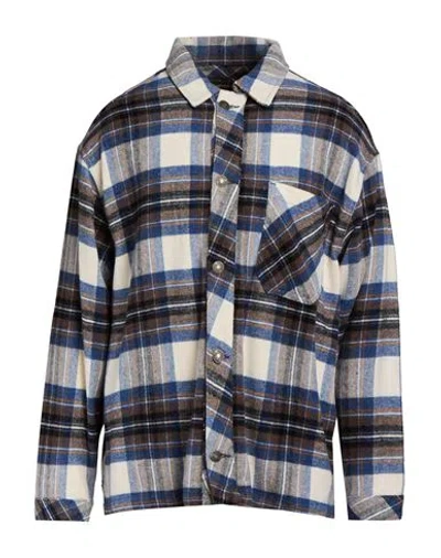 Imperial Man Jacket Blue Size L Polyester, Acrylic In Multi