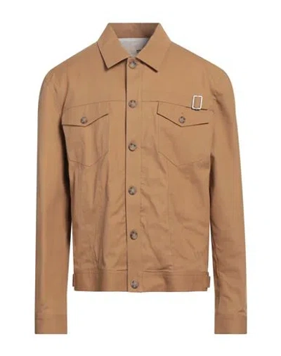 Imperial Man Jacket Camel Size Xl Cotton, Elastane In Beige