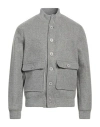 Imperial Man Jacket Grey Size M Polyester, Elastane In Gray