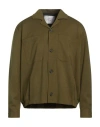 Imperial Man Jacket Military Green Size M Polyester, Viscose, Elastane In Green