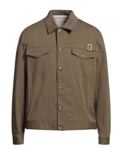 Imperial Man Jacket Military Green Size Xxl Cotton, Elastane
