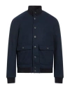 Imperial Man Jacket Navy Size L Polyester, Elastane In Blue