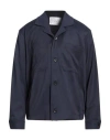 Imperial Man Jacket Navy Size L Polyester, Viscose, Elastane In Blue
