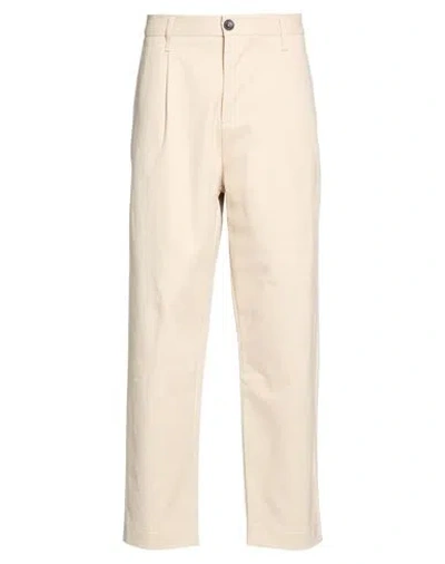 Imperial Man Pants Beige Size 26 Cotton, Elastane