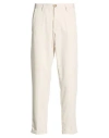Imperial Man Pants Beige Size 26 Polyester, Viscose, Elastane In Neutral