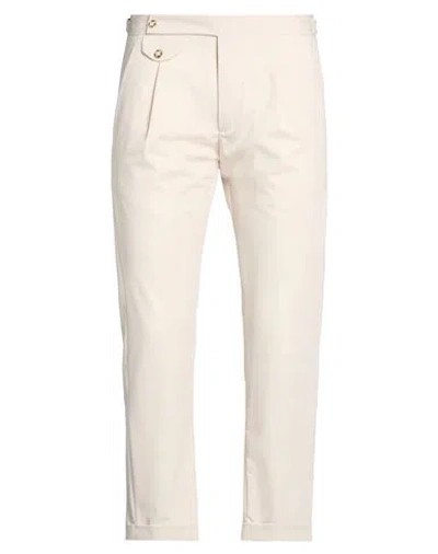 Imperial Man Pants Beige Size 32 Polyester, Viscose, Elastane In Neutral