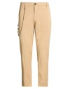 Imperial Man Pants Camel Size 34 Polyester, Viscose, Elastane In Multi
