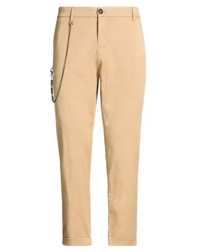 IMPERIAL IMPERIAL MAN PANTS BEIGE SIZE 34 VISCOSE, COTTON, ELASTANE