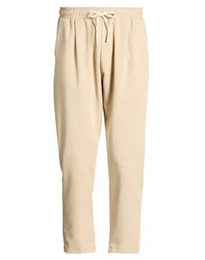 Imperial Man Pants Beige Size S Polyester, Viscose, Elastane In Neutral