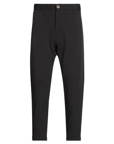 Imperial Man Pants Black Size 26 Polyester, Viscose, Elastane