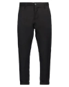 Imperial Man Pants Black Size 26 Polyester, Viscose, Elastane