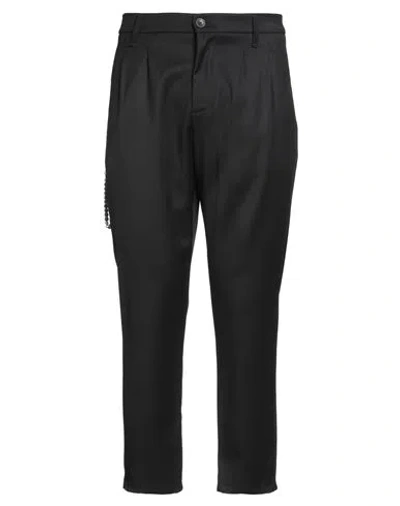 Imperial Man Pants Black Size 32 Polyester, Viscose, Elastane