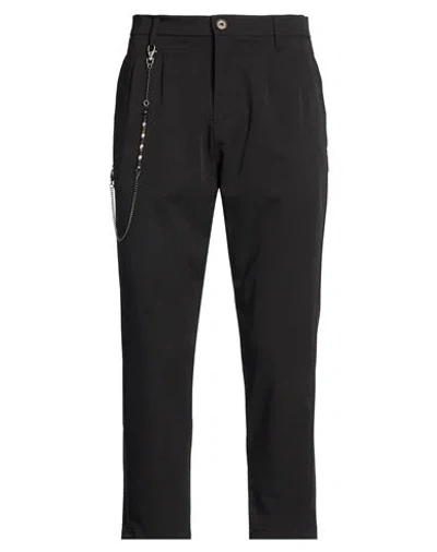 Imperial Man Pants Black Size 32 Polyester, Viscose, Elastane