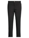 Imperial Man Pants Black Size 36 Polyester, Viscose, Elastane