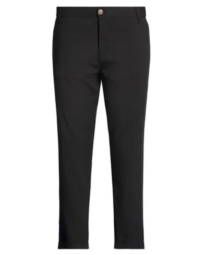 Imperial Man Pants Black Size 36 Polyester, Viscose, Elastane