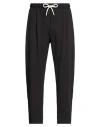 Imperial Man Pants Black Size Xs Polyester, Viscose, Elastane