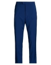 Imperial Man Pants Blue Size 32 Polyester, Viscose, Elastane In Blue