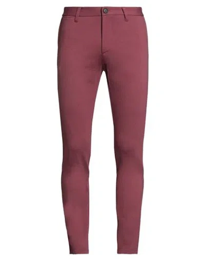 Imperial Man Pants Burgundy Size 32 Viscose, Polyamide, Elastane