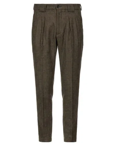 Imperial Man Pants Dark Brown Size 36 Polyester, Viscose, Wool