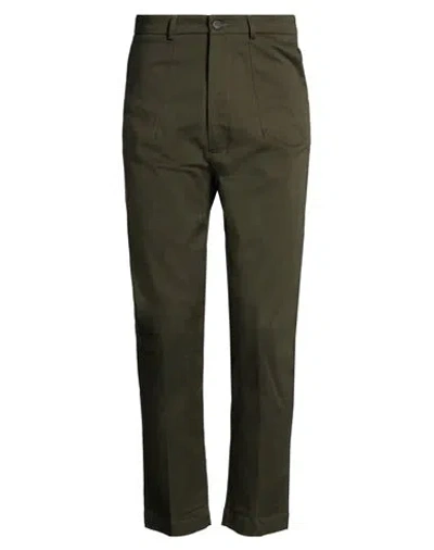 Imperial Man Pants Dark Green Size 30 Cotton, Elastane