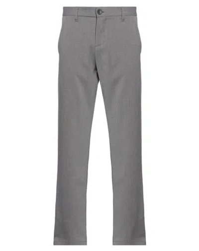 Imperial Man Pants Grey Size 26 Polyester, Viscose, Elastane In Gray