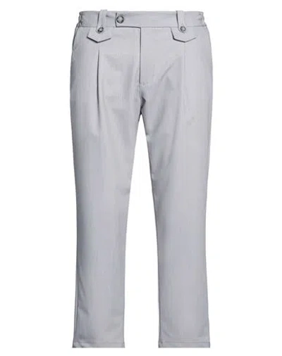 Imperial Man Pants Grey Size 34 Polyester, Viscose, Elastane In Gray