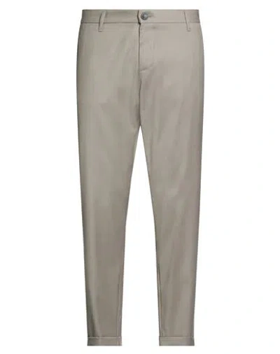 Imperial Man Pants Grey Size 36 Polyester, Viscose, Elastane In Gray