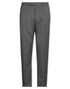 Imperial Man Pants Grey Size 36 Polyester, Viscose, Elastane In Gray