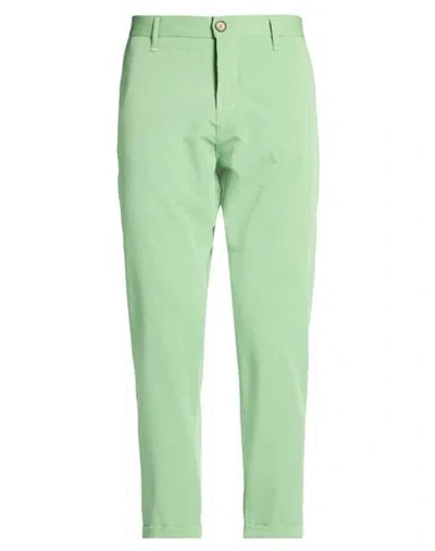 Imperial Man Pants Light Green Size 38 Polyester, Viscose, Elastane