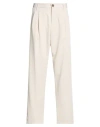 Imperial Man Pants Light Grey Size 28 Polyester, Viscose, Elastane In White