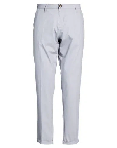 Imperial Man Pants Light Grey Size 34 Polyester, Viscose, Elastane In Gray