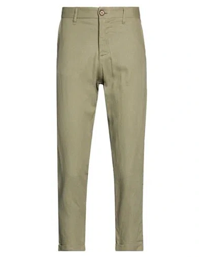 Imperial Man Pants Military Green Size 26 Linen, Viscose