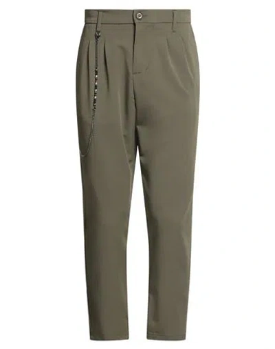 Imperial Man Pants Military Green Size 28 Polyester, Viscose, Elastane