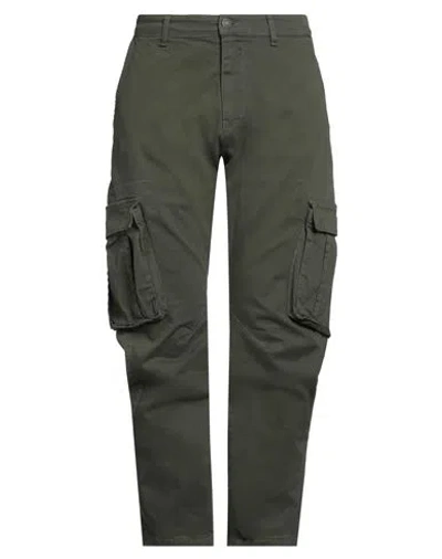 Imperial Man Pants Military Green Size 36 Cotton, Elastane