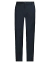 Imperial Man Pants Navy Size 26 Polyester, Viscose, Elastane In Navy Blue