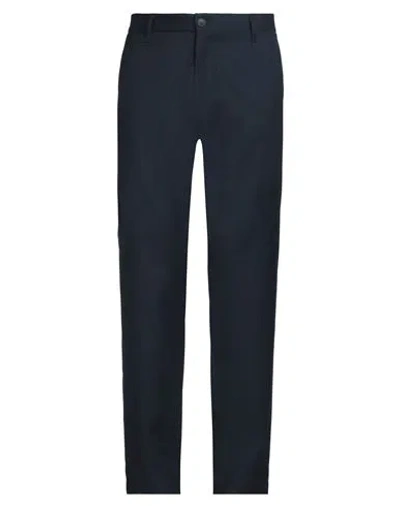 Imperial Man Pants Navy Size 26 Polyester, Viscose, Elastane In Navy Blue