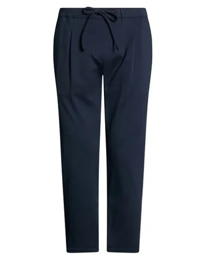 Imperial Man Pants Navy Size 28 Polyester, Elastane In Blue